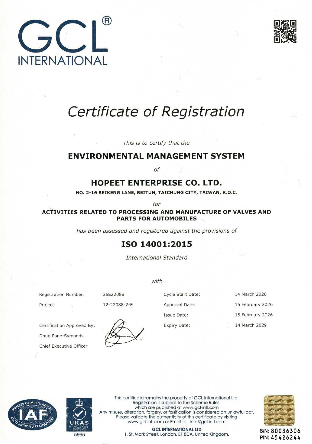 ISO 14001